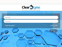 Tablet Screenshot of clearlynx.com